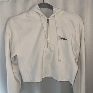 Hollister Cropped Long Sleeve Hoodie